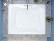 Atlantis Whirlpool 4860NAR Neptune 48 x 60 Rectangular Air Jetted Bathtub with Center Drain - view 4