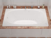 Atlantis Whirlpool 4872CAR Charleston 48 in. x 72 in. Rectangular Air Bathtub with Right Side Drain and Aromatherapy in Glossy Smooth White - view 5