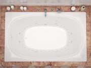 Atlantis Whirlpool 4872CDL Charleston 48 x 72 Rectangular Air & Whirlpool Jetted Bathtub with Left Drain - view 4