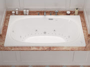 Atlantis Whirlpool 4872CDLX Charleston  48 x 72 in. Rectangular Air and Whirlpool Jetted Bathtub in White with Left Drain - view 5