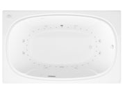 Atlantis Whirlpool 4872CDRX Charleston  48 x 72 Rectangular Air and Whirlpool Jetted Bathtub in White with Right Drain - view 3