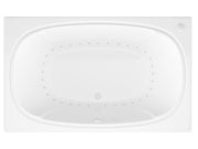 Atlantis Whirlpool 4878CAR Charleston 48 x 78 Rectangular Air Jetted Bathtub - view 3