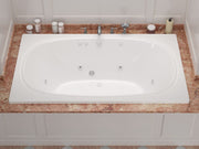 Atlantis Whirlpool 4878CWL Charleston 48 x 78 Rectangular Whirlpool Jetted Bathtub with Center Drain - view 5