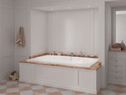 Atlantis Whirlpool 4878CWL Charleston 48 x 78 Rectangular Whirlpool Jetted Bathtub with Center Drain - view 6