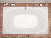 Atlantis Whirlpool 4878CWR Charleston 48 x 78 Rectangular Whirlpool Jetted Bathtub - view 4