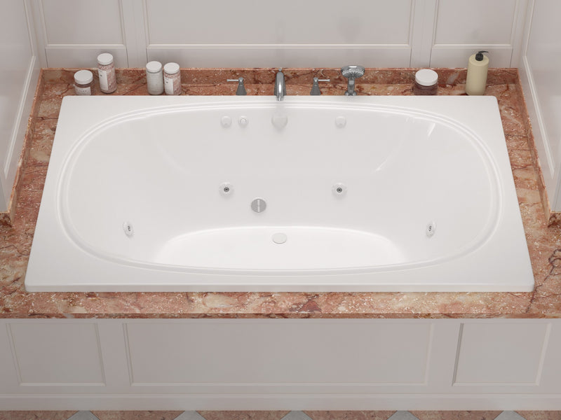 Atlantis Whirlpool 4878CWR Charleston 48 x 78 Rectangular Whirlpool Jetted Bathtub - view 5