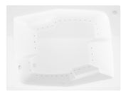 Atlantis Whirlpool 5472CAL Caresse 72 in. x 54 in. Rectangular Air Jetted Bathtub with Left Drain in White - view 3