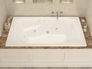 Atlantis Whirlpool 5472CWL Caresse 54 x 72 Rectangular Whirlpool Jetted Bathtub - view 5