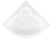 Atlantis Whirlpool 6060AAR Alexandria 60 in. x 60 in. Corner Air Bathtub with Center Drain in White with Aromatherapy Bubbles - view 3