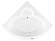 Atlantis Whirlpool 6060ADRX Alexandria 60 in. x 60 in. Corner Air and Whirlpool Jetted Bathtub with Center Drain in White - view 3