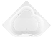 Atlantis Whirlpool 6060CDLX Cascade 60 in. x 60 in. Corner Air and Whirlpool Jetted Bathtub with Center Drain in White - view 3