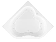Atlantis Whirlpool 6060CDR Cascade 60 in. x 60 in. Corner Whirlpool and Air Bathtub with Center drain and VS Jets and Aromatherapy in Glossy White - view 3
