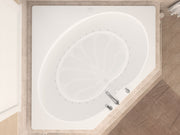 Atlantis Whirlpool 6060EAR Eclipse 60 x 60 Corner Air Jetted Bathtub - view 4