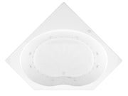Atlantis Whirlpool 6060EDL Eclipse 60 x 60 Corner Air & Whirlpool Jetted Bathtub - view 3
