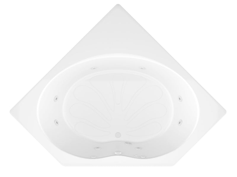 Atlantis Whirlpool 6060EWR Eclipse 60 x 60 Corner Whirlpool Jetted Bathtub - view 3