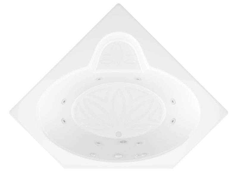 Atlantis Whirlpool 6060SWR Sublime 60 x 60 Corner Whirlpool Jetted Bathtub - view 3