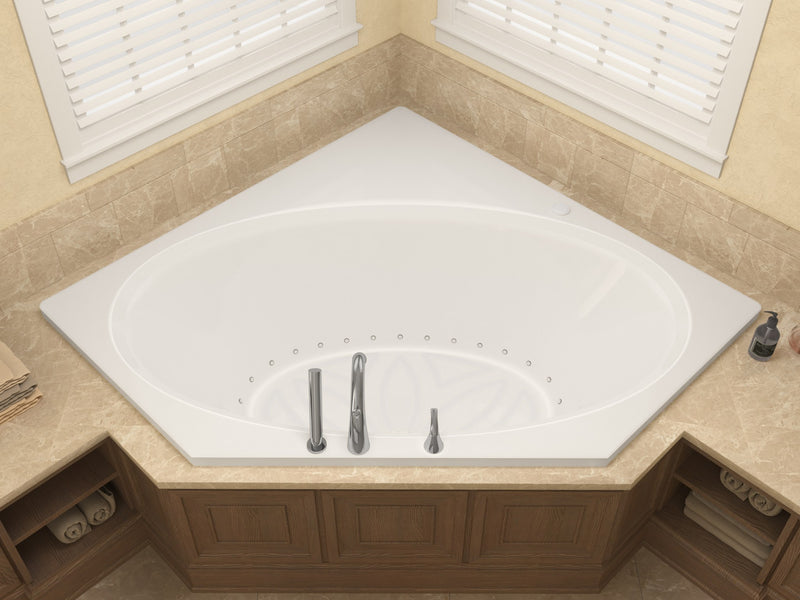 Atlantis Whirlpool 6060VAR Venus 60 x 60 Corner Air Jetted Bathtub - view 5