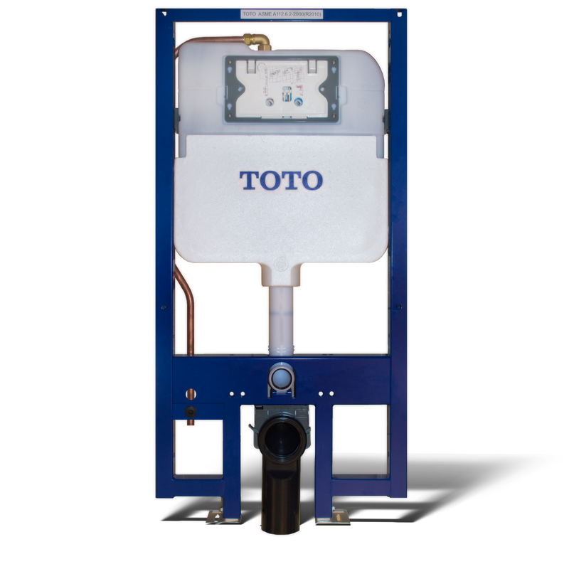 TOTO WT173M DUOFIT In-Wall Dual Flush 1.28 and 0.9 GPF Tank System, Copper Supply Line - view 2