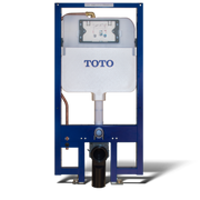 TOTO WT173M DUOFIT In-Wall Dual Flush 1.28 and 0.9 GPF Tank System, Copper Supply Line