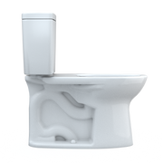 TOTO CST776CEFRG.10#01 Drake Two-Piece Elongated 1.28 GPF Universal Height TORNADO FLUSH Toilet with CEFIONTECT and Right-Hand Trip Lever, 10 Inch Rough-In, Cotton White - view 8