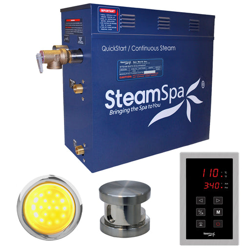 SteamSpa Indulgence Series Generator - Brushed Nickel