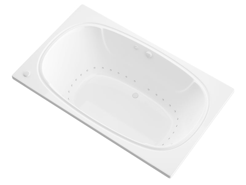 Atlantis Whirlpool 4878CAR Charleston 48 x 78 Rectangular Air Jetted Bathtub