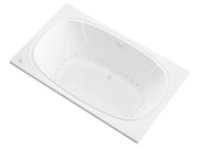 Atlantis Whirlpool 4878CAL Charleston 48 x 78 Rectangular Air Jetted Bathtub with Reversible Drain