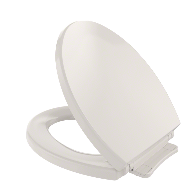 TOTO SS113#12 SoftClose Slow Close Round Toilet Seat and Lid, Sedona Beige