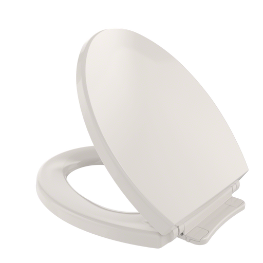 TOTO SS113#12 SoftClose Slow Close Round Toilet Seat and Lid, Sedona Beige