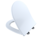 TOTO SS247R#01 SoftClose Slim D-Shape Seat and Lid for RP Wall-Hung Toilet, Cotton White