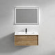 Moreno Bath MIA36 Floating Bathroom Vanity Set With Single Sink Acrylic Top