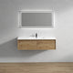 Moreno Bath MIA60S Floating Bathroom Vanity Set With Single Sink Acrylic Top