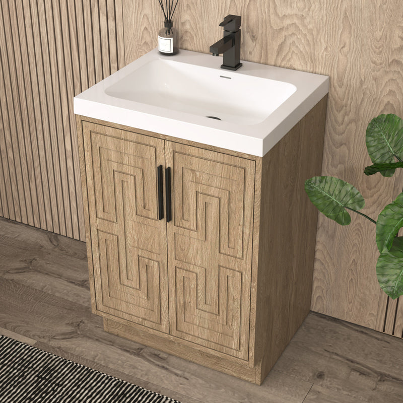 Moreno Bath BELLA-24 Bella 24" Freestanding Bathroom Vanity with Sink Top - view 5