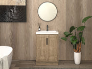 Moreno Bath BELLA-24 Bella 24" Freestanding Bathroom Vanity with Sink Top