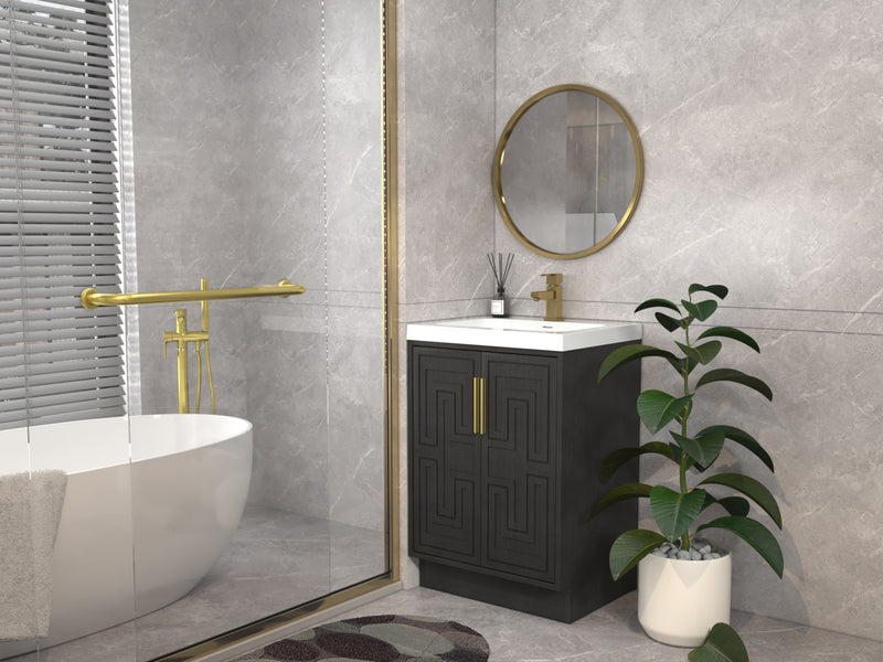 Moreno Bath BELLA-24 Bella 24" Freestanding Bathroom Vanity with Sink Top - view 4