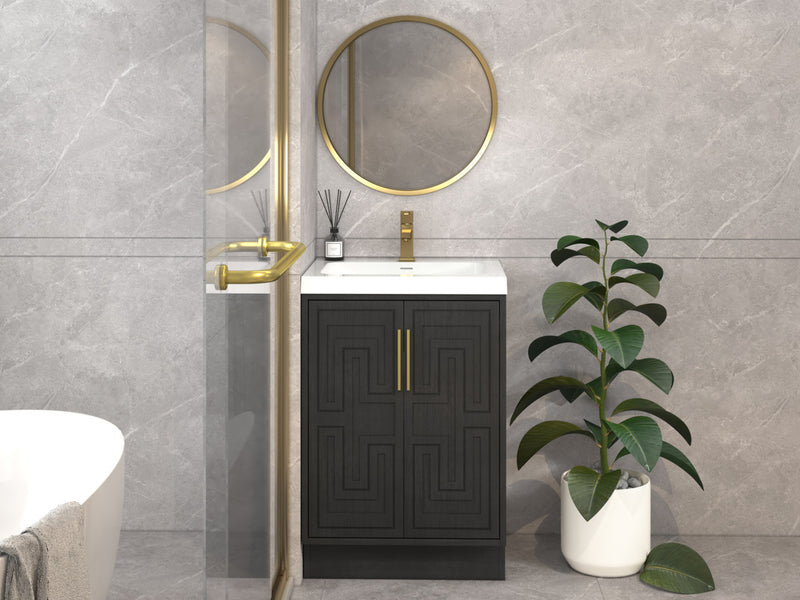 Moreno Bath BELLA-24 Bella 24" Freestanding Bathroom Vanity with Sink Top - view 2