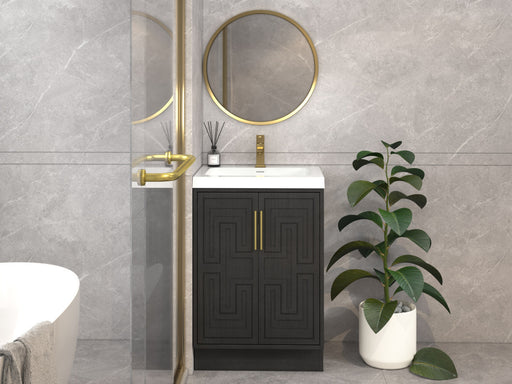 Moreno Bath BELLA-24 Bella 24" Freestanding Bathroom Vanity with Sink Top - view 2