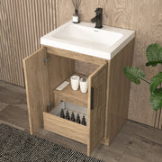 Moreno Bath BELLA-24 Bella 24" Freestanding Bathroom Vanity with Sink Top - view 6