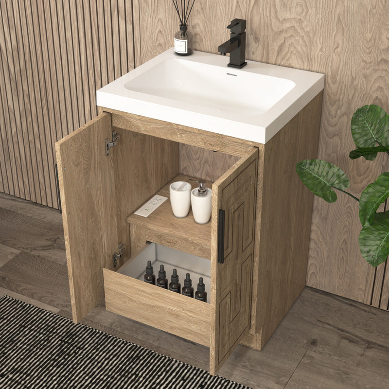 Moreno Bath BELLA-24 Bella 24" Freestanding Bathroom Vanity with Sink Top - view 6