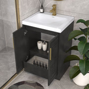 Moreno Bath BELLA-24 Bella 24" Freestanding Bathroom Vanity with Sink Top - view 8