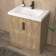 Moreno Bath BELLA-30 Bella 30" Freestanding Bathroom Vanity with Sink Top - view 5