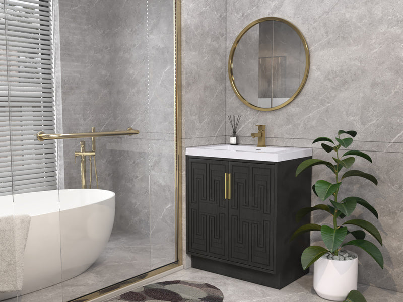 Moreno Bath BELLA-30 Bella 30" Freestanding Bathroom Vanity with Sink Top - view 4