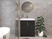 Moreno Bath BELLA-30 Bella 30" Freestanding Bathroom Vanity with Sink Top
