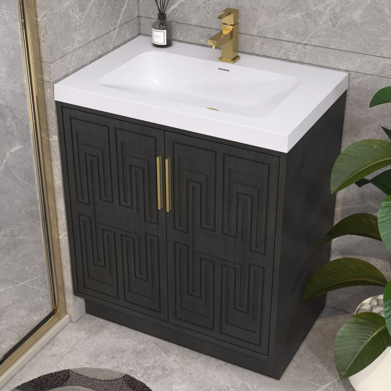 Moreno Bath BELLA-30 Bella 30" Freestanding Bathroom Vanity with Sink Top - view 7
