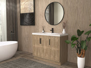 Moreno Bath BELLA-42L Bella 42" Freestanding Bathroom Vanity with Sink Top | Left Side Drawers - view 3