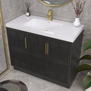 Moreno Bath BELLA-42R Bella 42" Freestanding Bathroom Vanity with Sink Top | Right Side Drawers - view 5