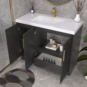 Moreno Bath BELLA-42R Bella 42" Freestanding Bathroom Vanity with Sink Top | Right Side Drawers - view 6