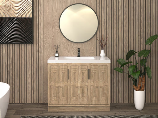 Moreno Bath BELLA-42R Bella 42" Freestanding Bathroom Vanity with Sink Top | Right Side Drawers - view 2