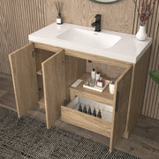 Moreno Bath BELLA-42R Bella 42" Freestanding Bathroom Vanity with Sink Top | Right Side Drawers - view 9