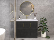 Moreno Bath BELLA-42R Bella 42" Freestanding Bathroom Vanity (Right Side Drawers)